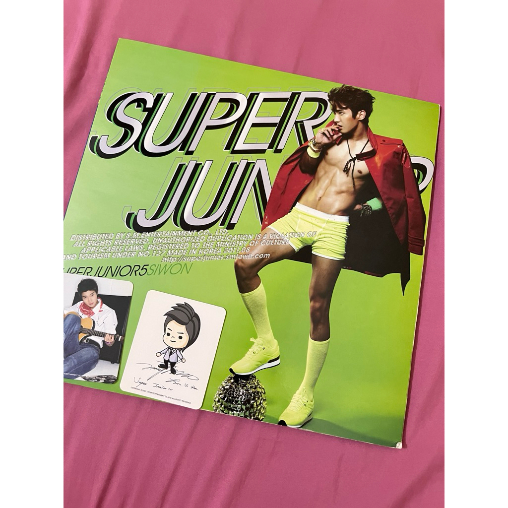 Album Super Junior Mr. Simple Siwon Cover + PC