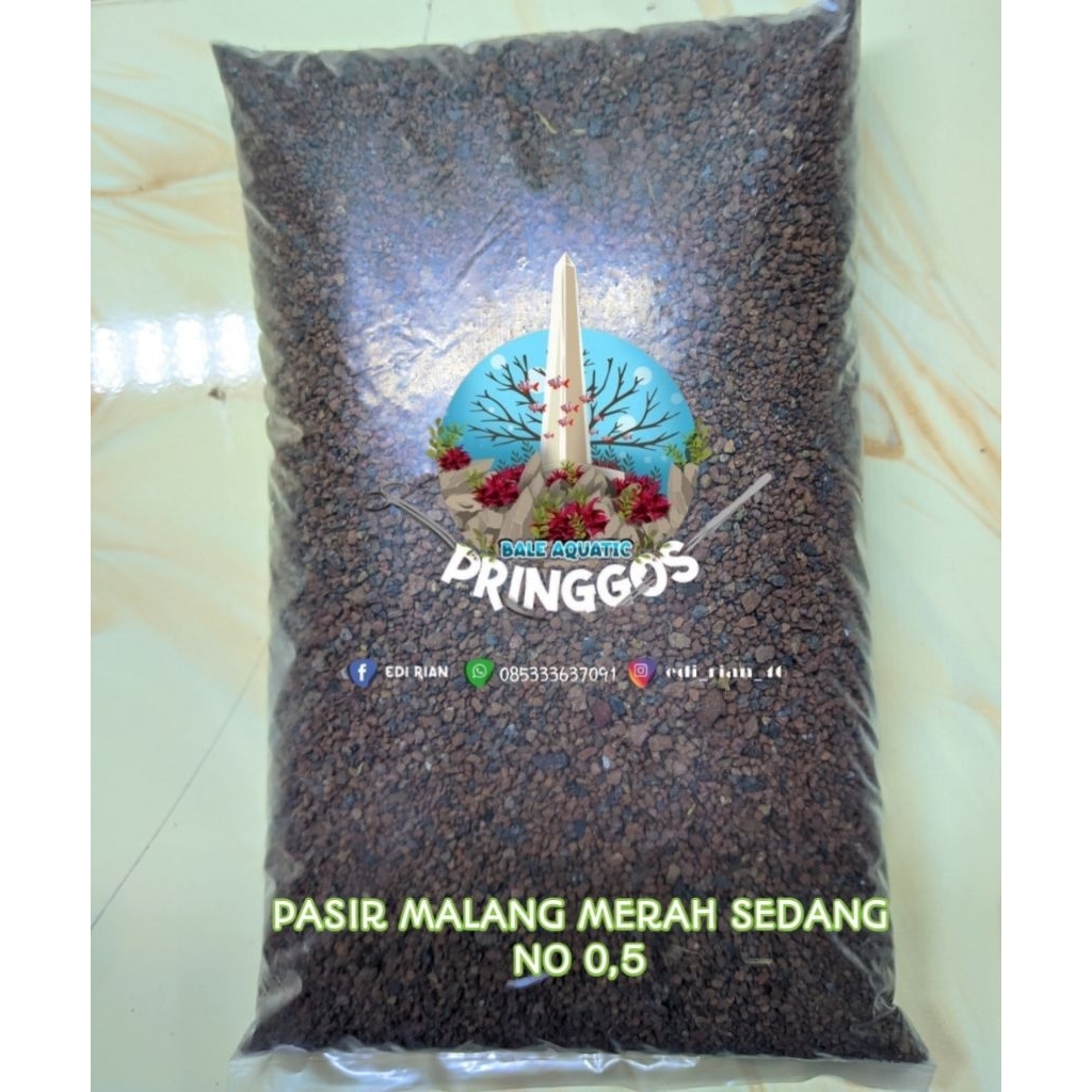 Pasir Malang Merah Halus