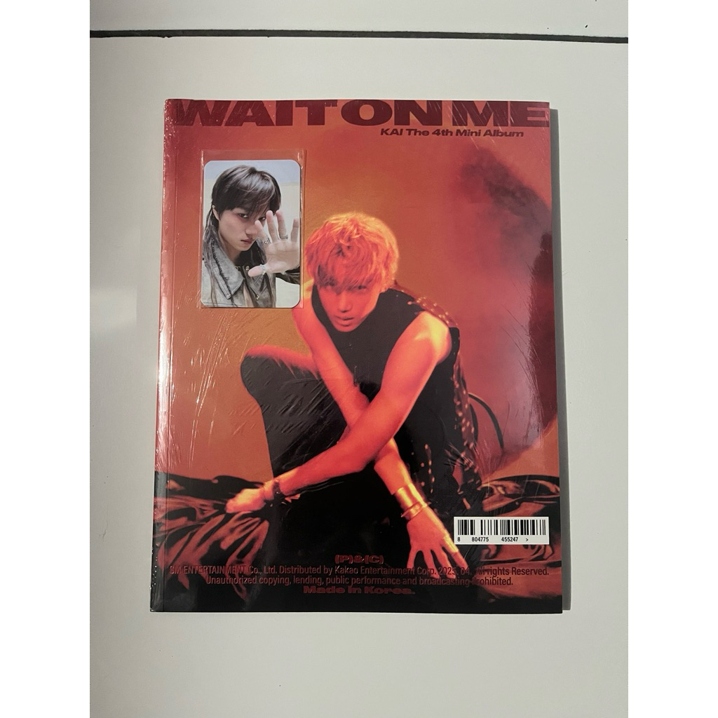 KAI the 4th mini album wait on me x fansign jakarta include photocard benefit