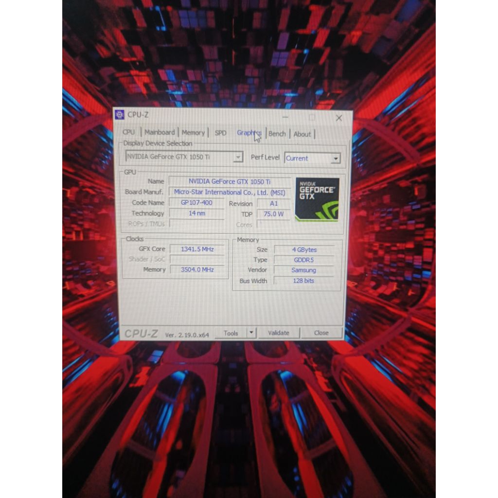 VGA gtx 1050 ti 4gb