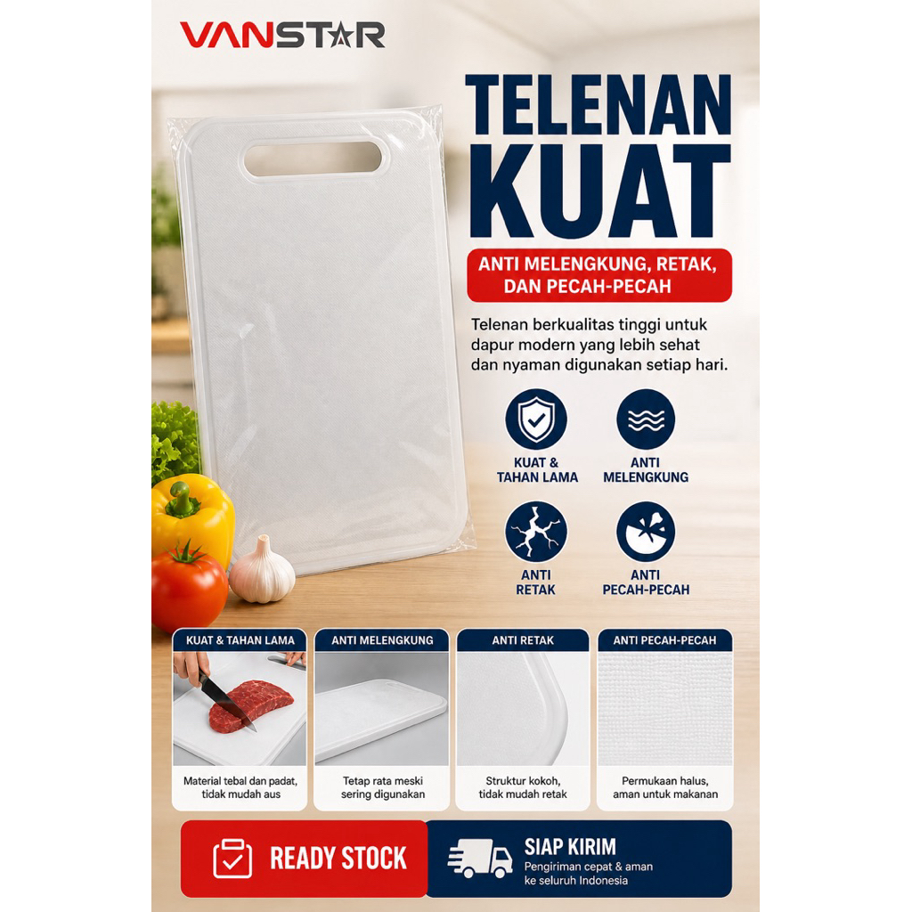 Talenan Tebal  / Cutting Board Plastik