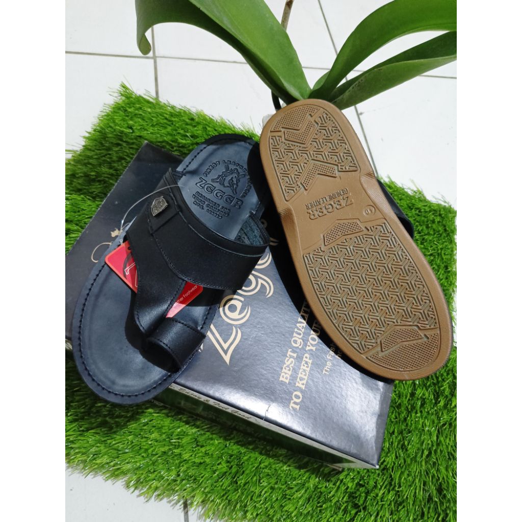 sandal kulit pria dewasa Zeger P 707.original 100% sandal kulit