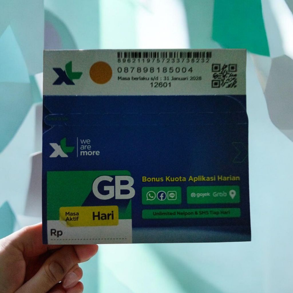 nomor cantik XL 878 9 818 5004 isi kuota 3gb jaringan 5G