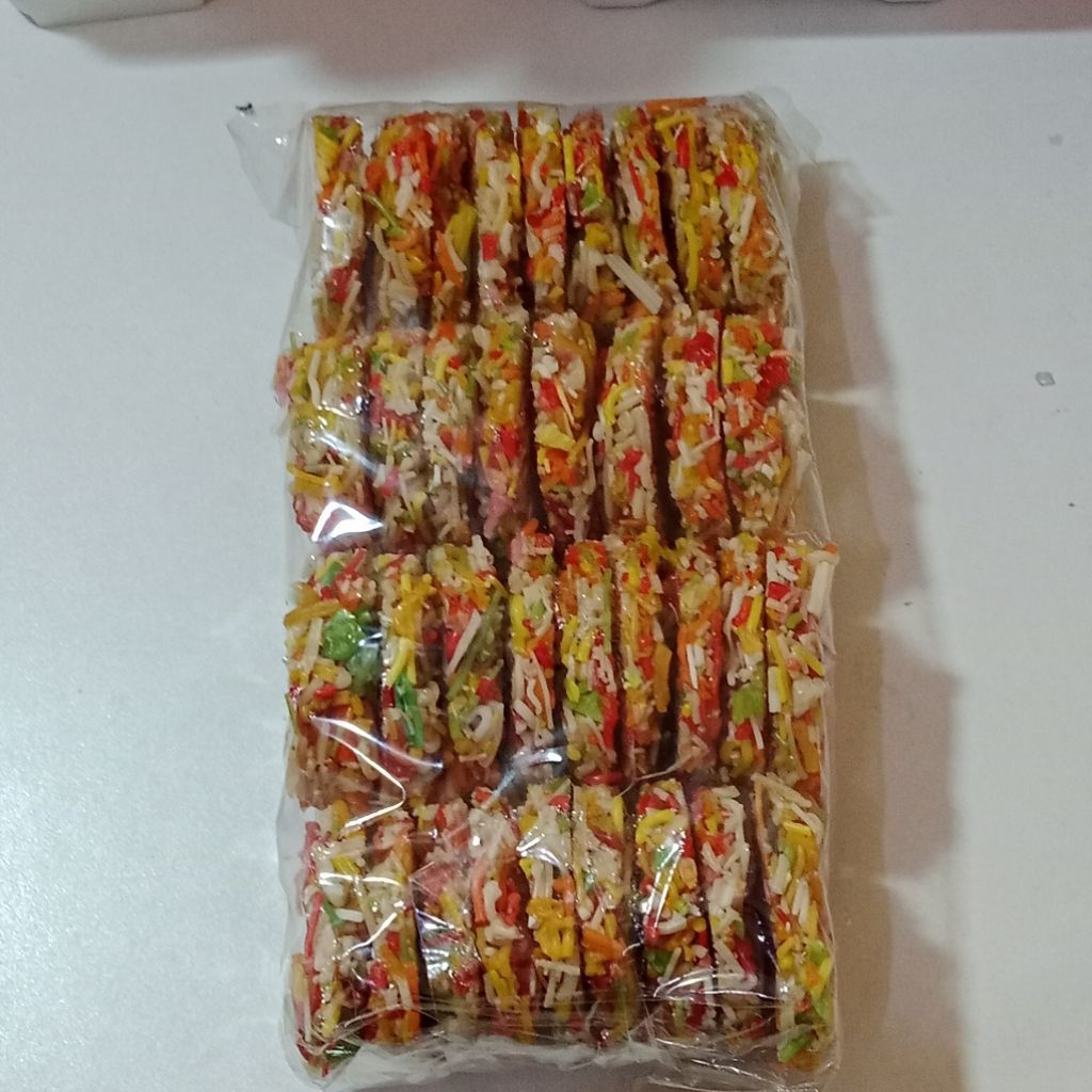 1 Kg krupuk grandong - krupuk mentah - krupuk bawang super