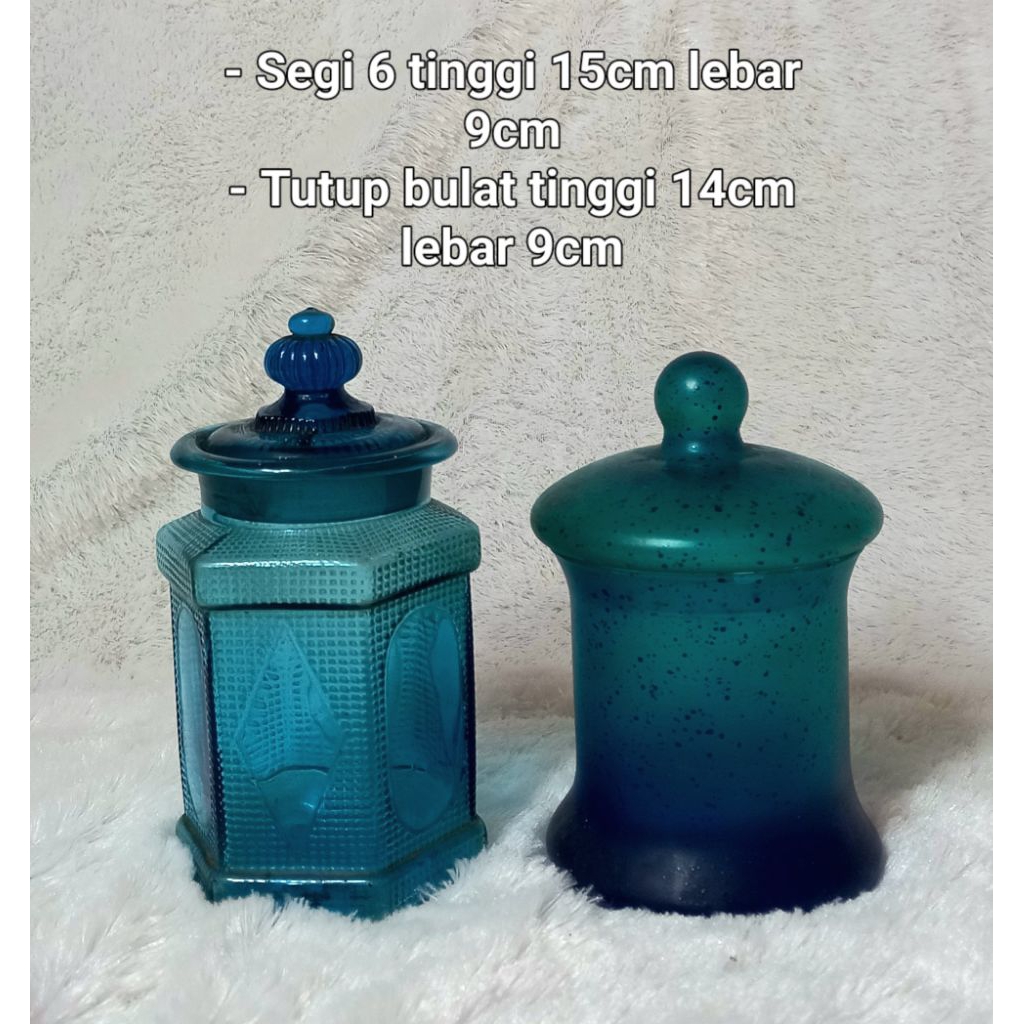 Toples Kuno Antik Blue Jar Lawas Jadul Biru