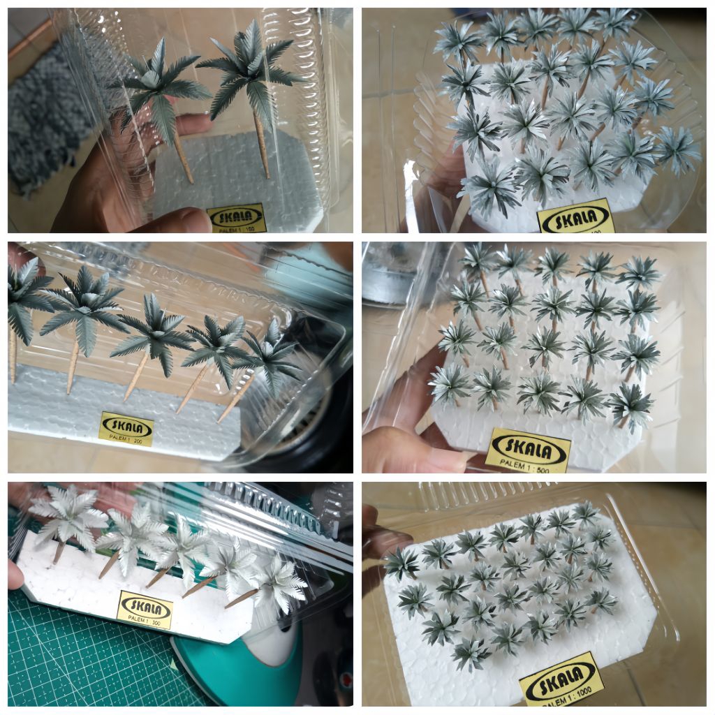 PALEM MONOKROM MINIATUR MAKET | skala 100-1000
