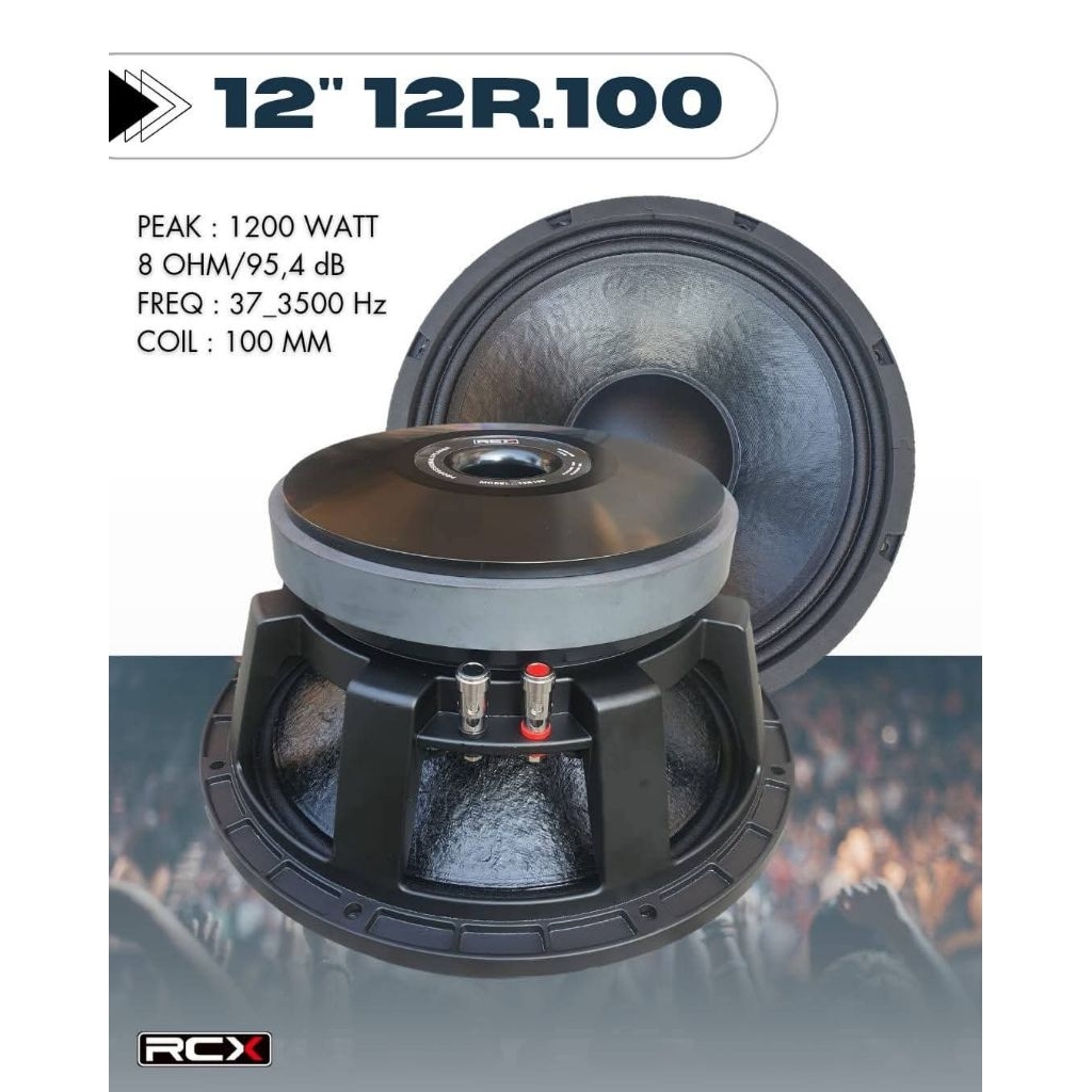 komponen speaker RCX 12R100 12 inch original