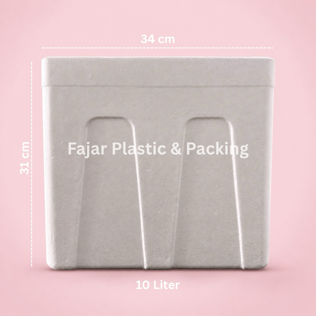Box Styrofoam 10L 15L - Box Es - Kotak Es - Box Frozen Food - Tong Es Ikan