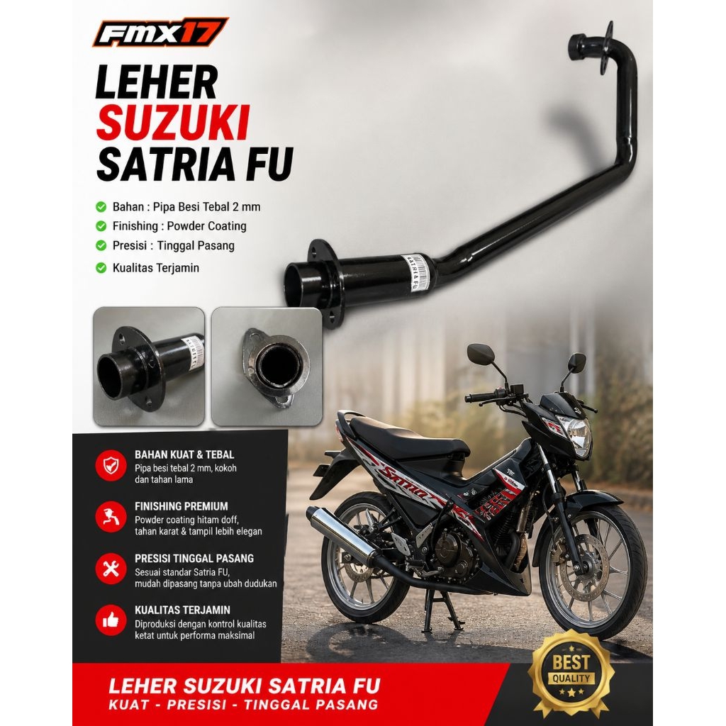 LEHER KNALPOT STANDAR ORIGINAL SUZUKI SATRIA FU