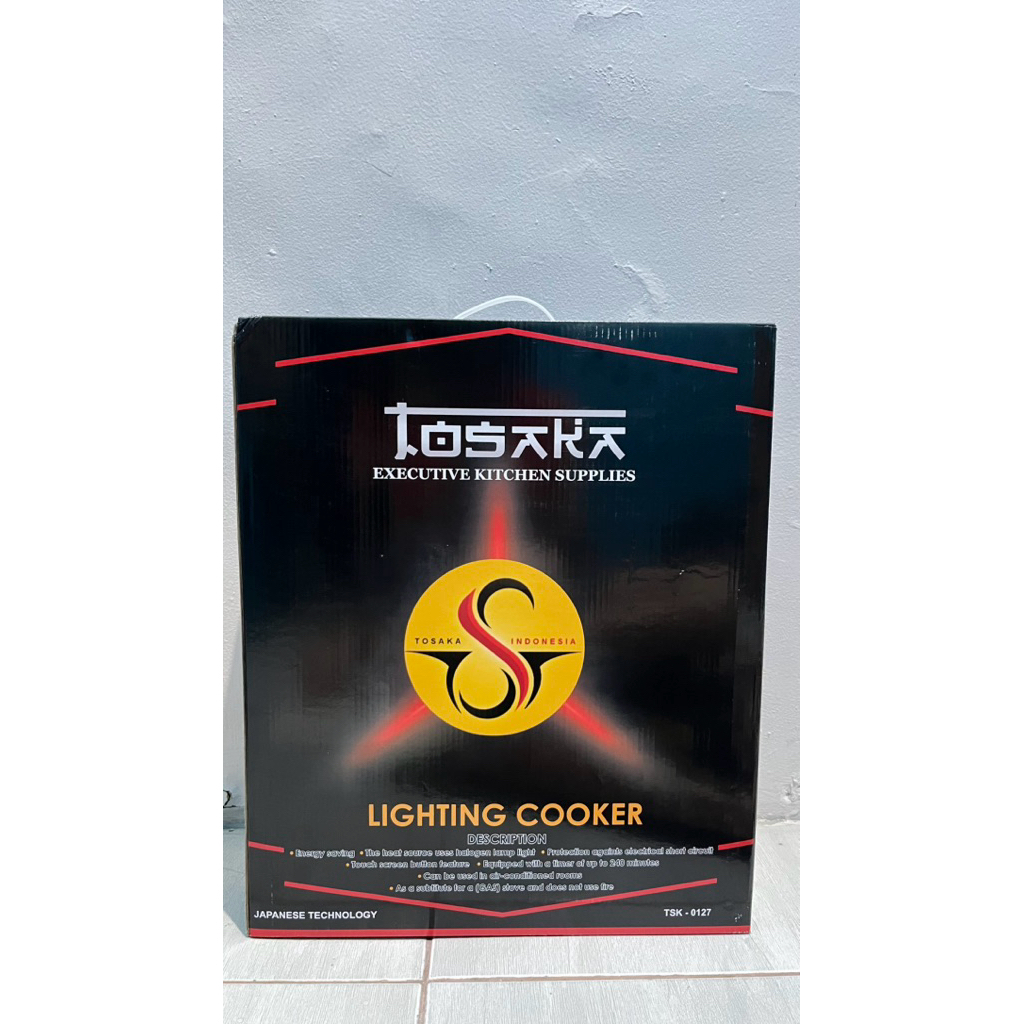 Kompor Listrik Tosaka TSK-0127 LIGHTING COOKER 1 Tungku – Hemat Listrik, Tanpa Gas, Multifungsi Touc