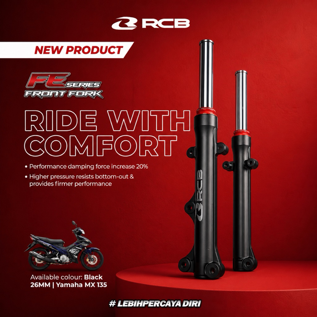 RCB - SHOCK DEPAN RCB VARIO NMAX MX Front Fork FE ( RCB Original Product )