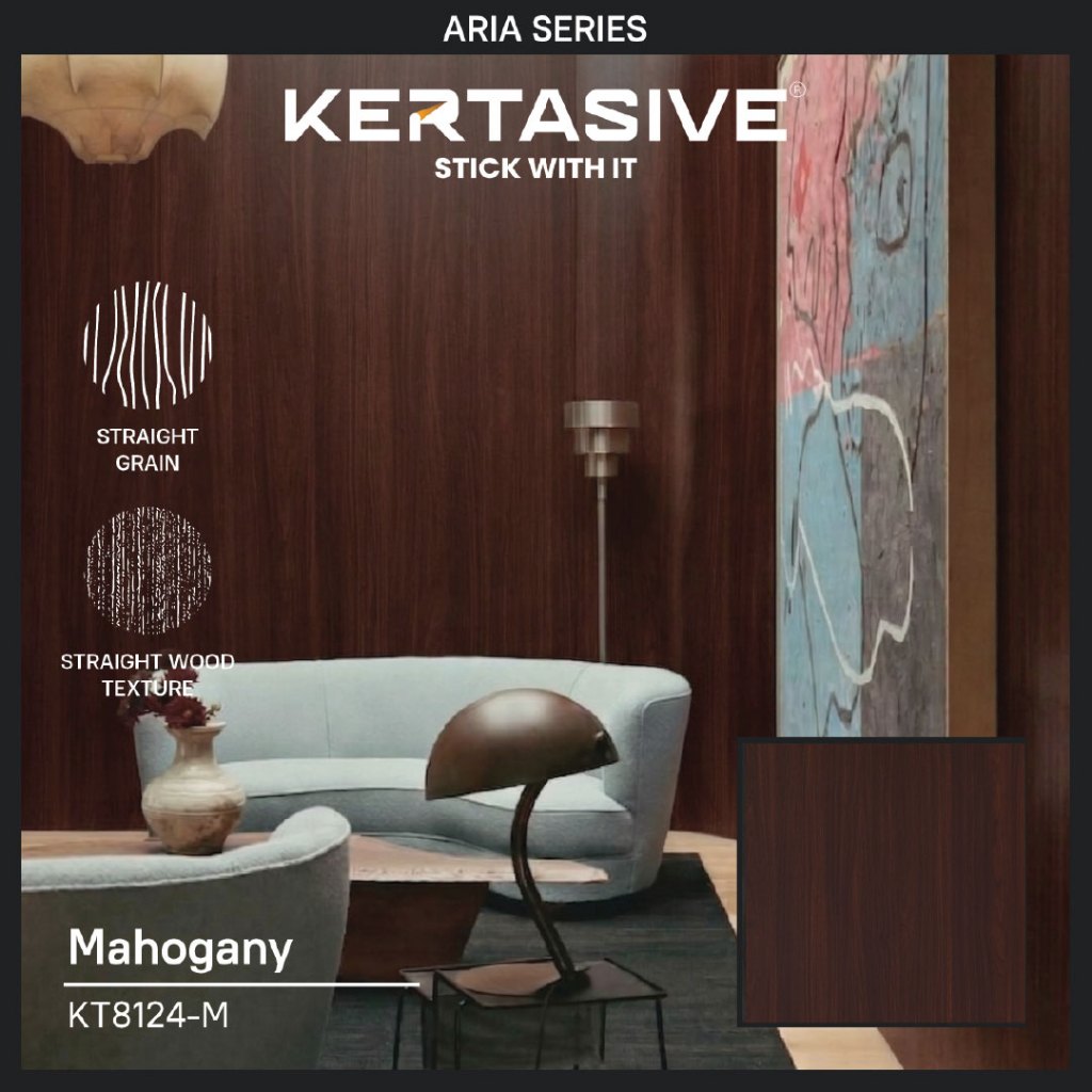MAHOGANY 2roll - PVC INTERIOR FILM KERTASIVE