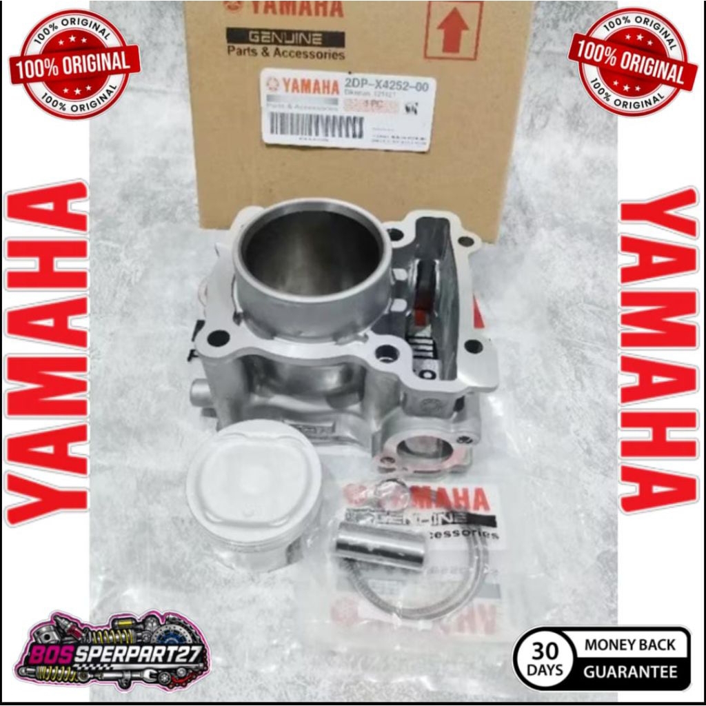 BLOK SEHER + PISTON SET NMAX 2DP NMAX OLD ORIGINAL YAMAHA