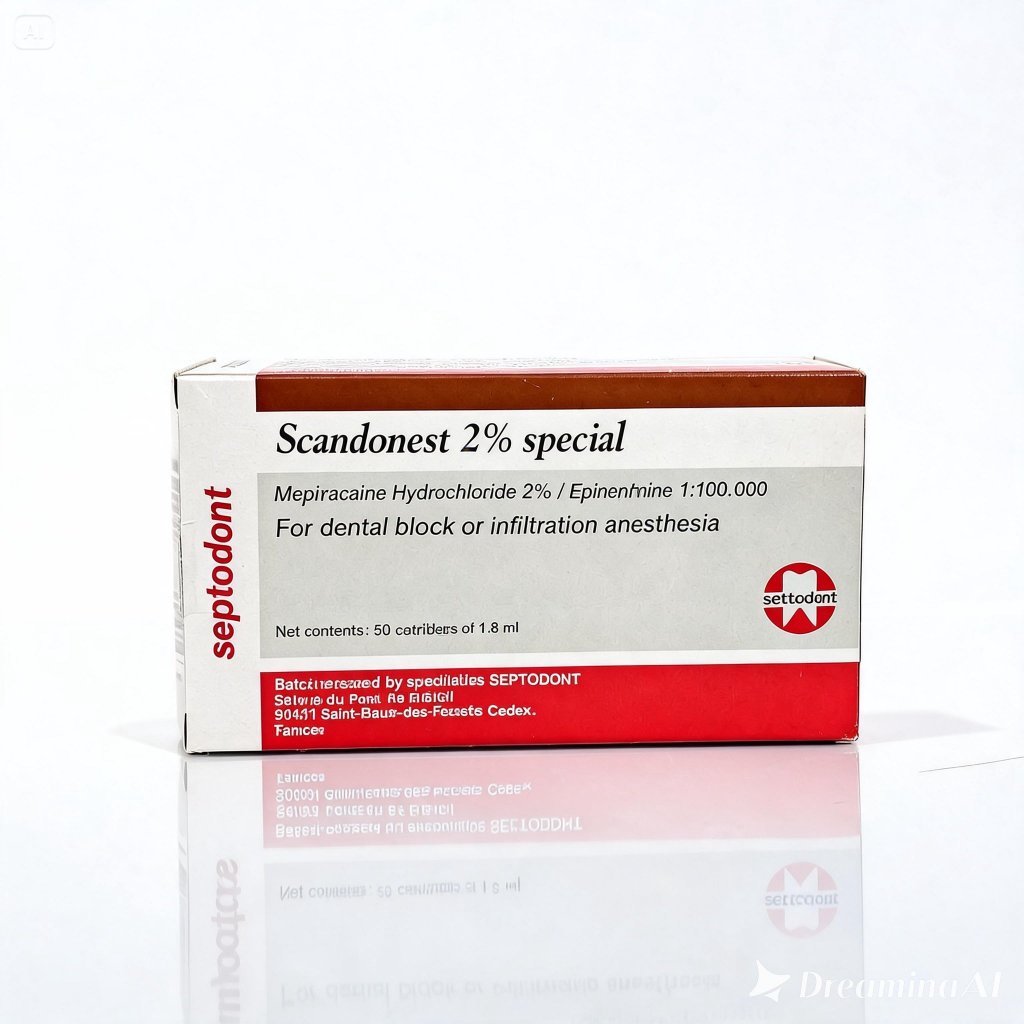 Dental Scandonest 2% Special Anastesi Ampul Citoject Gigi