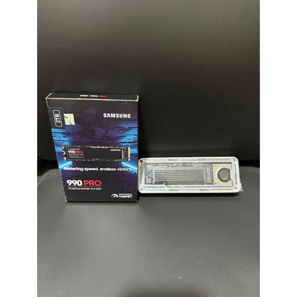 SAMSUNG SSD 990 PRO 2 TB + ORICO 40GBPS SSD ENCLOSURE