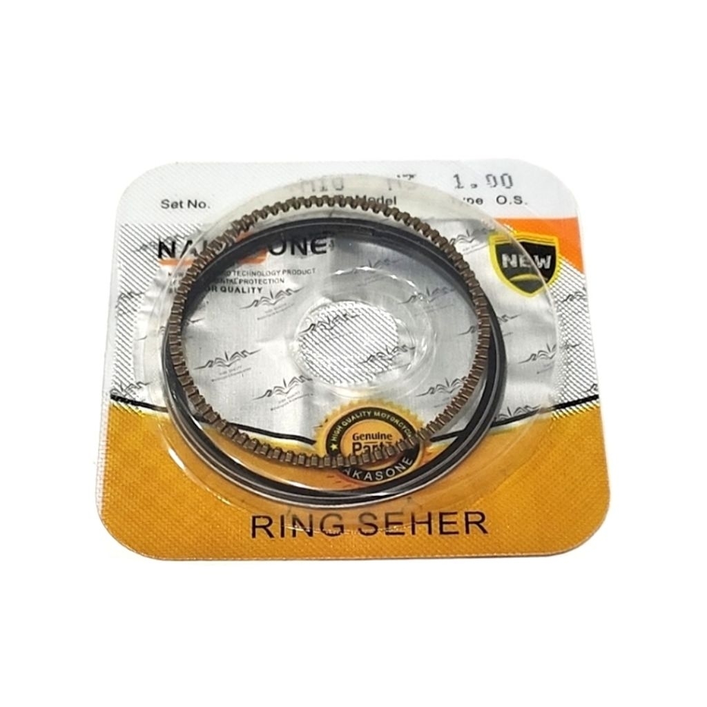 RING SEHER/RING PISTON OVER SIZE 1.00 UNTUK MIO-M3 ORIGINAL NAKASONE KWALITAS JAPAN