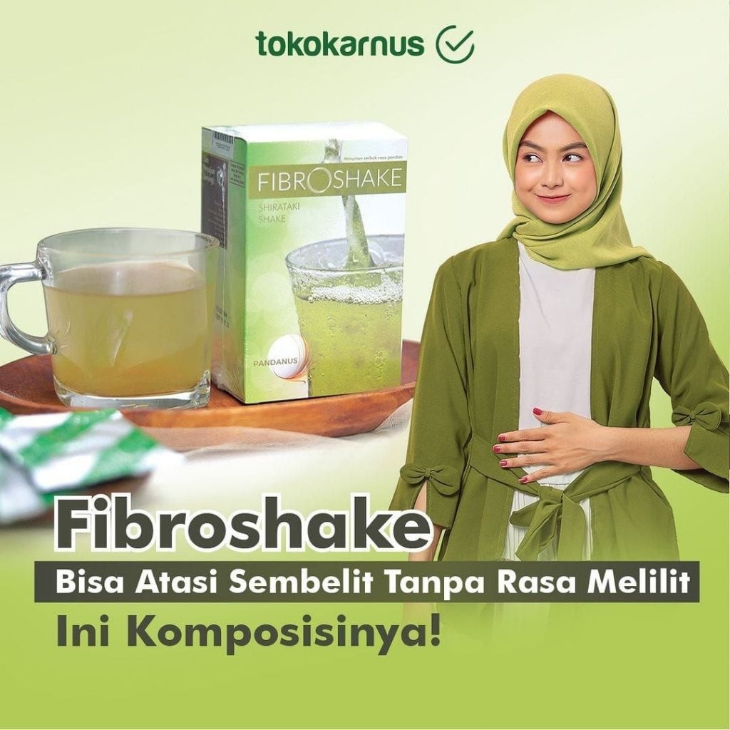 Minuman Pelancar BAB untuk Diet, meringankan keluhan ambeyen # FibroShake @ 2gr