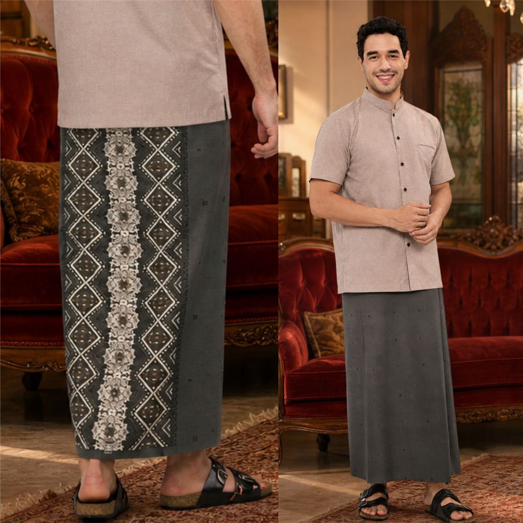 Sarung Bintang Gajah Onta Legenda XS 8439 MAHAKA Motif Ornamen Simple Modern