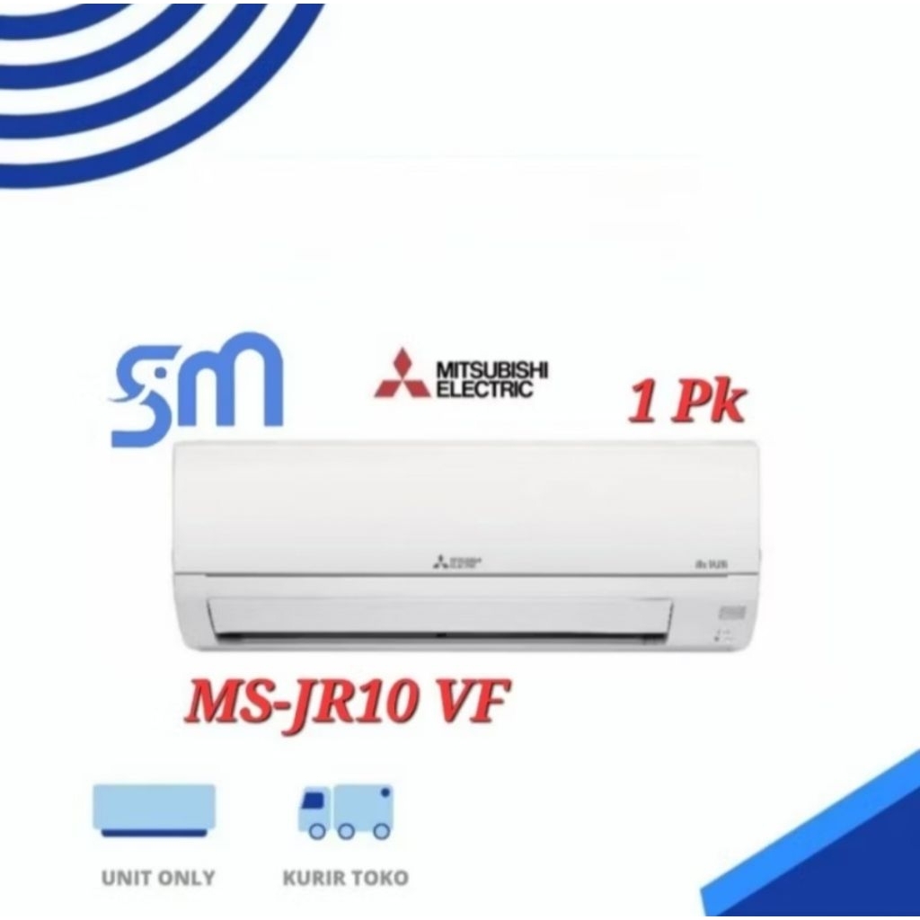 AC Mitsubishi Electric 1 pk MS-JR10VF MS JR10 VF R32 MR SLIM Thailand