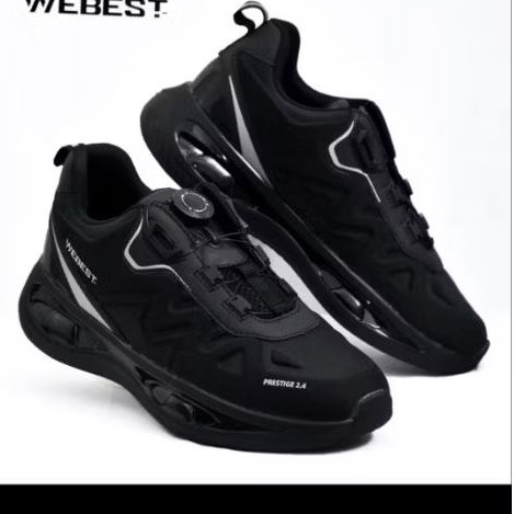 SEPATU ZEUS HITAM TALI PUTAR