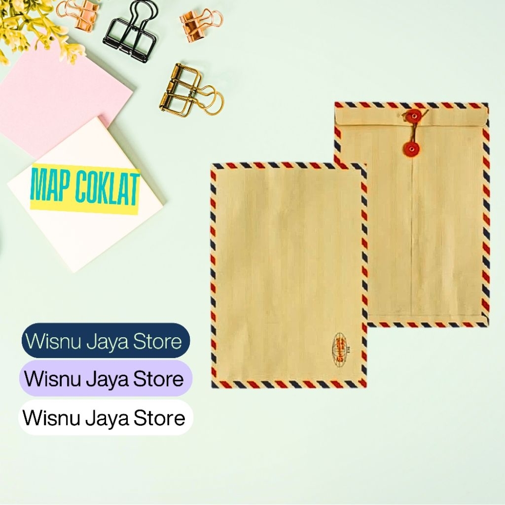 MAP COKLAT LAMARAN KERJA / MAP LOKER / MAP KANTOR / MAP KURAH