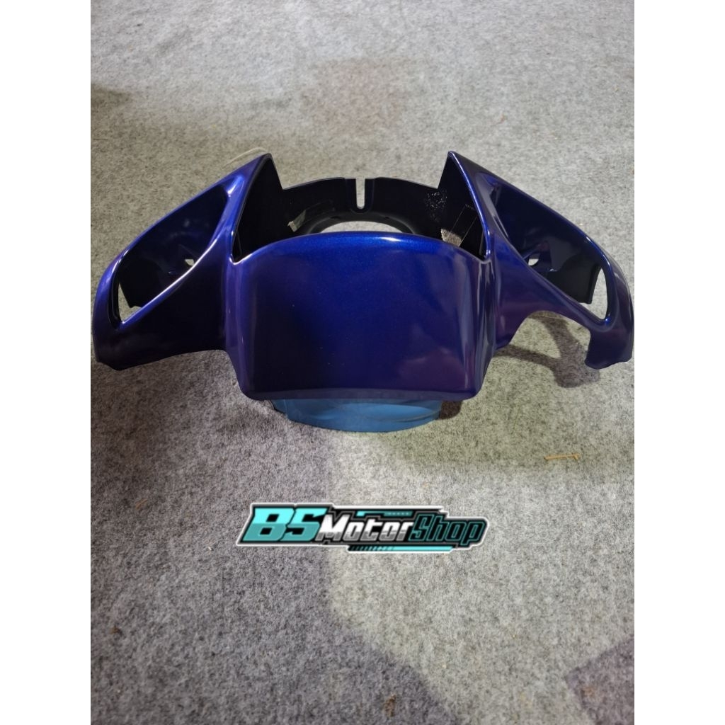 Batok totok lampu depan yamaha fiz r warna biru. batok totok yamaha fiz r