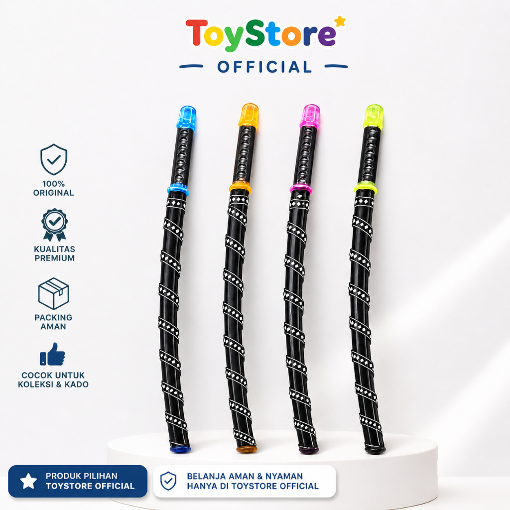 Toystore - Mainan Anak Pedang Samurai Katana Mini Warna-Warni Isi 10 Pcs