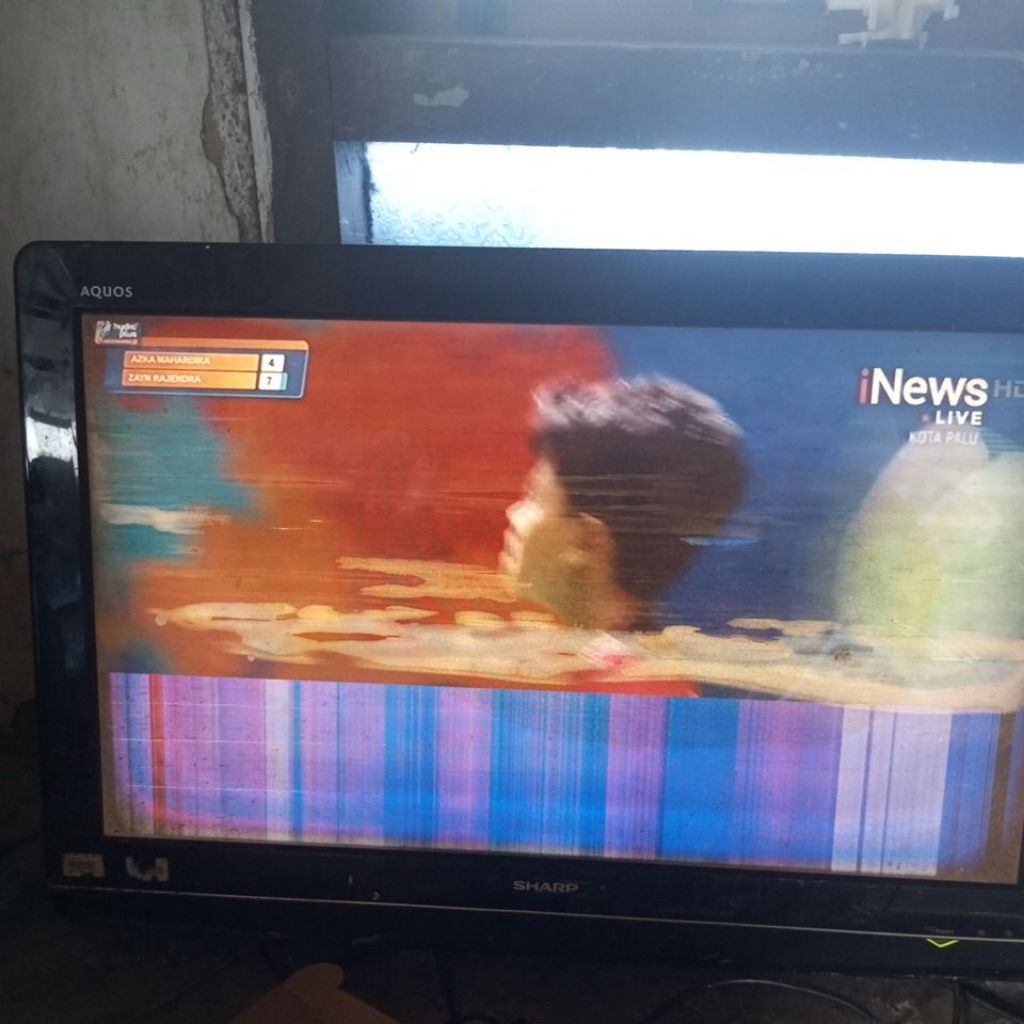 tv sharp 32 in aquos layak servis