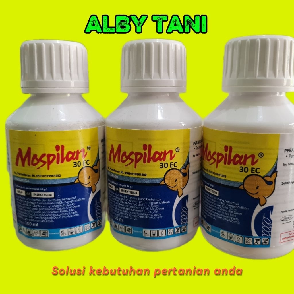 Mospilan 30EC 100ml- HEMAT CEPAT TEPAT MEMBASBI LALAT BUAH DAN KUTU DAUN