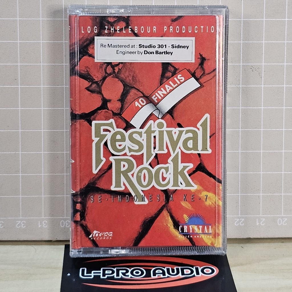 Kaset Pita Festival Rock ke 7 10 finalis rock Original New Sealed tersegel