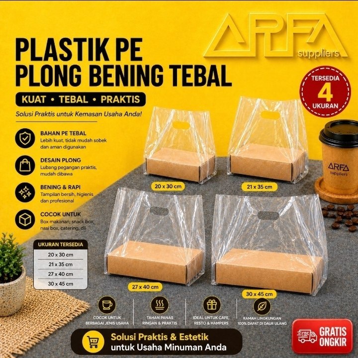 Kantong Plastik Kresek PE Plong