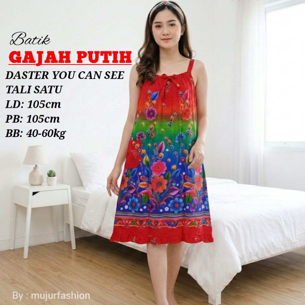 Daster Yukensi Tali Satu merek Gajah Putih Ld 105 Pb105
