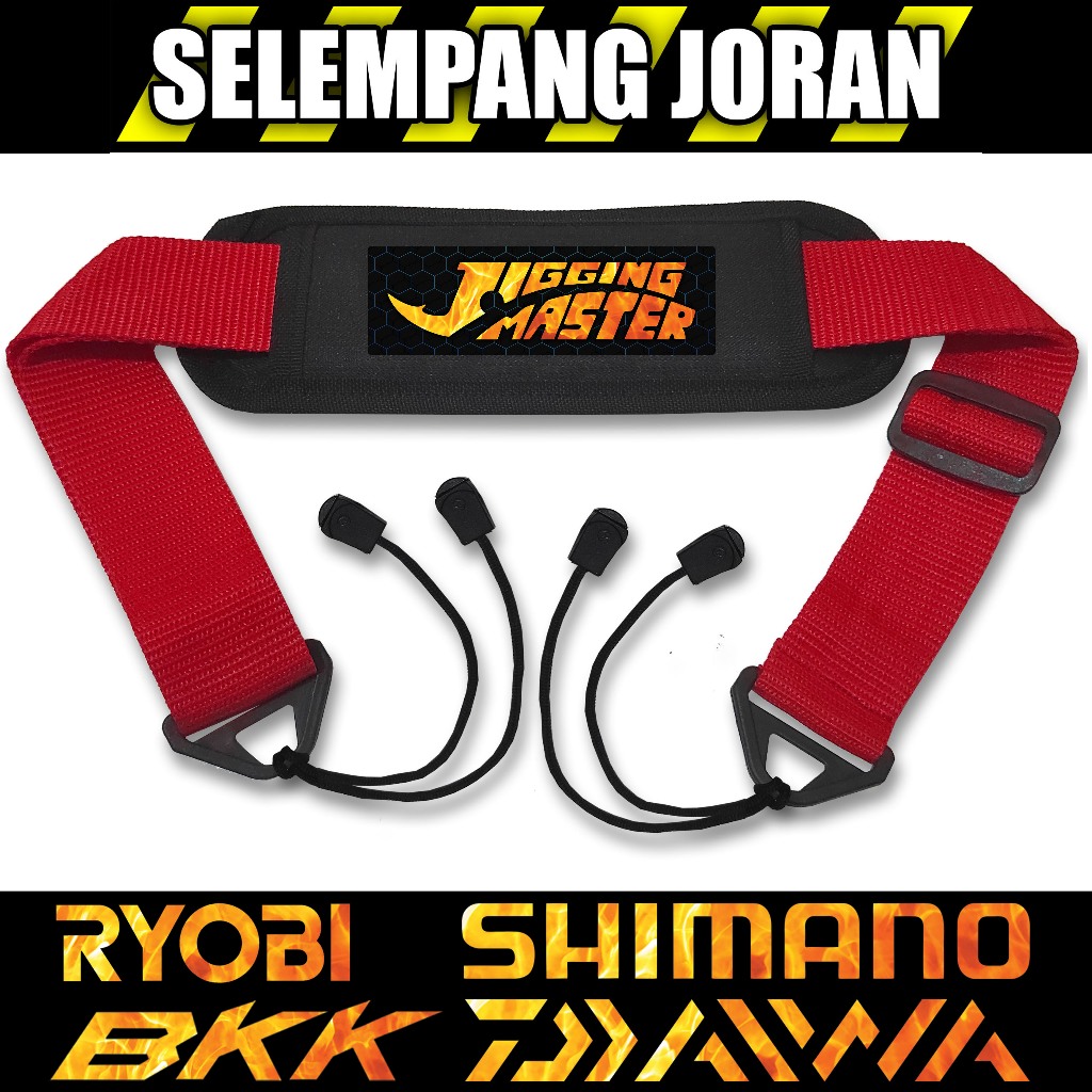 TERBAIK TALI JORAN SABUK TAS PENGIKAT JORAN PANCING ROD BELT SELEMPANG STRAP BERKUALITAS