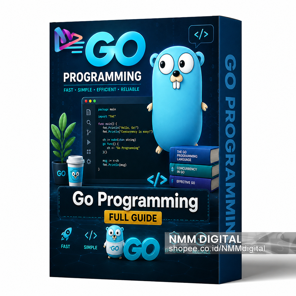 E-Course Belajar Super Lengkap Golang Programming + Bonus Source Code + Subtitles Indonesia