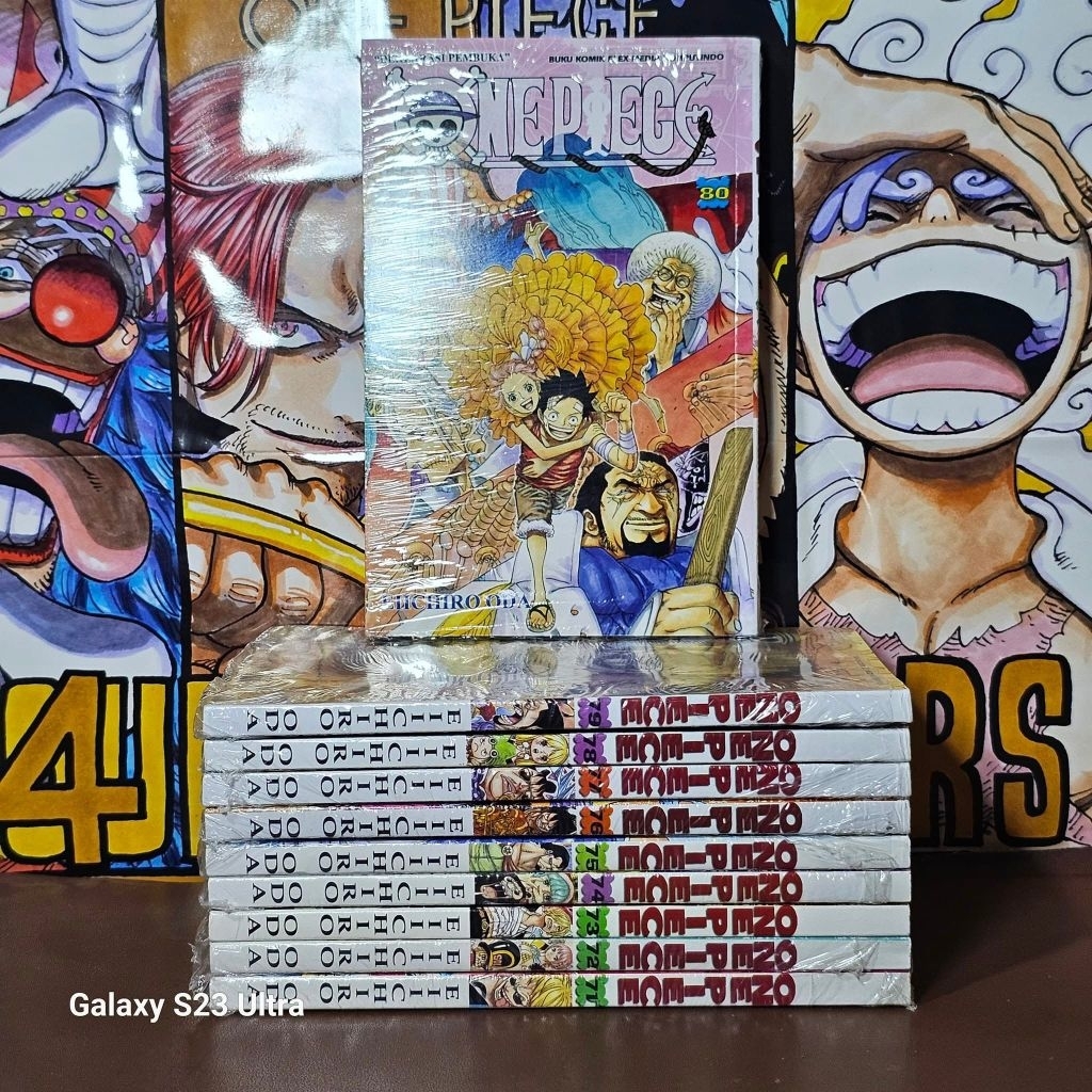 Komik one piece 71-80 fulsegell