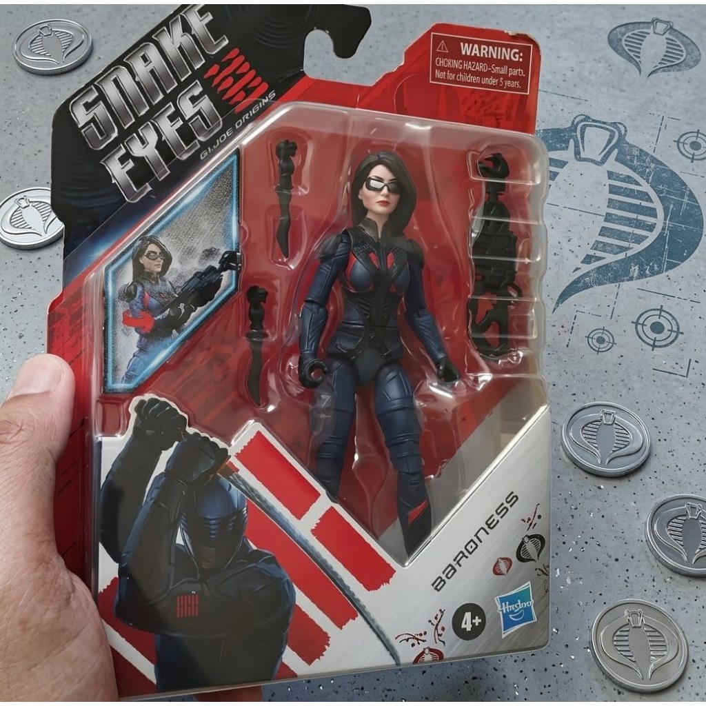 GI Joe Origins Snake Eyes Baroness Figure