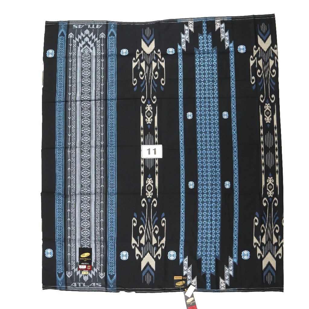Sarung ATLAS Super Premium Gold S975  Motif JGA JGF JGG Varian Hitam Putih Warna Harga Terjangkau