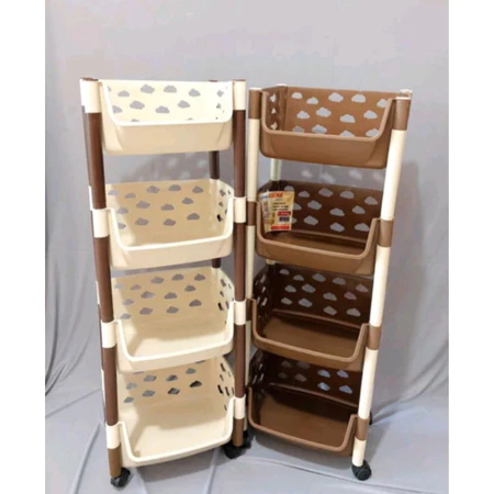 Rak Salon 4 Susun / Rak Troli 3 Susun / Rak Troli 4 Susun / Rak Serbaguna