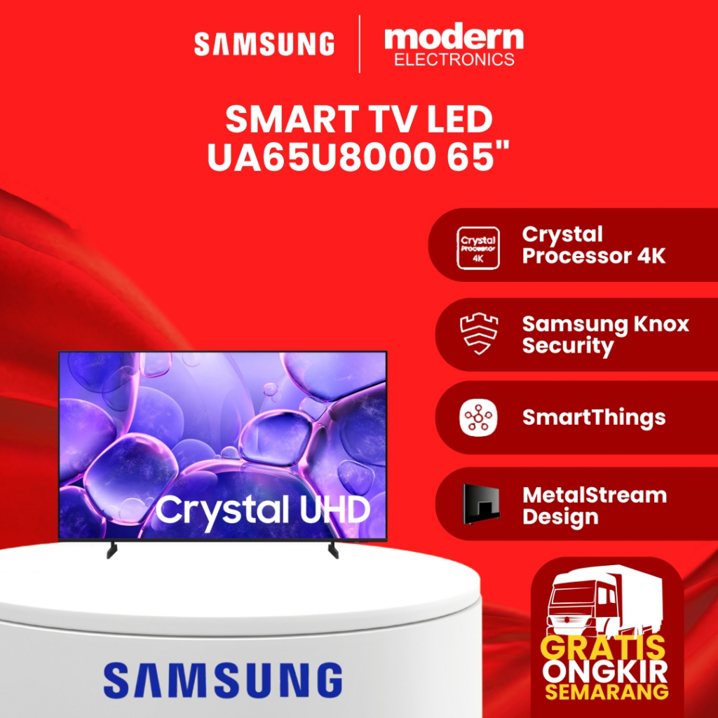 SAMSUNG SMART TV 65 INCH  65U8000F