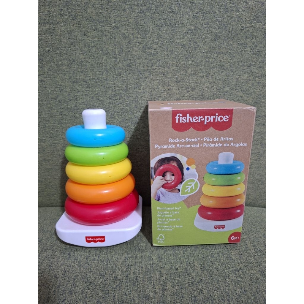 Preloved Fisher Price Rock A Stack Mainan Anak