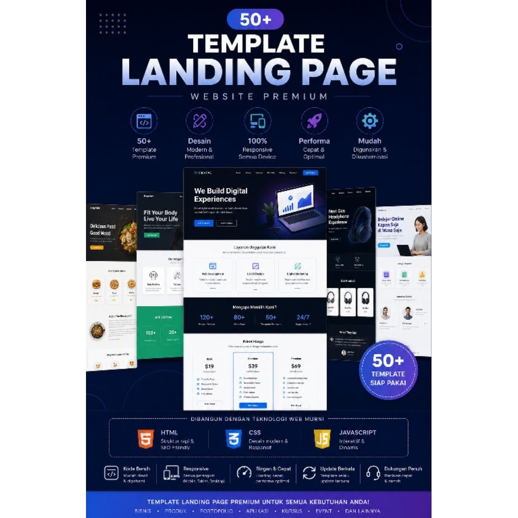 HTML TEMPLATE LANDING PAGE