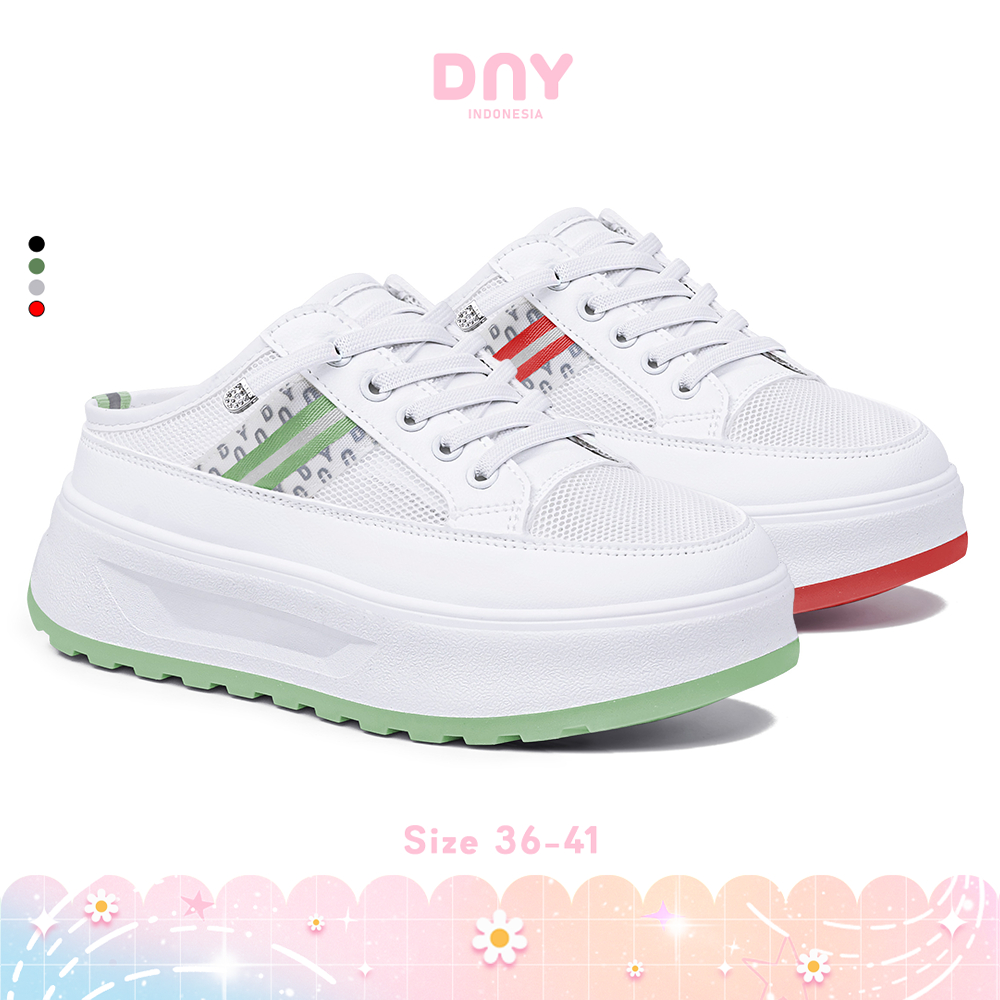 Sepatu DNY Sandal Sepatu Wanita Sepatu Sneakers Wanita Slip on Selop Mules Import Trendy 0171