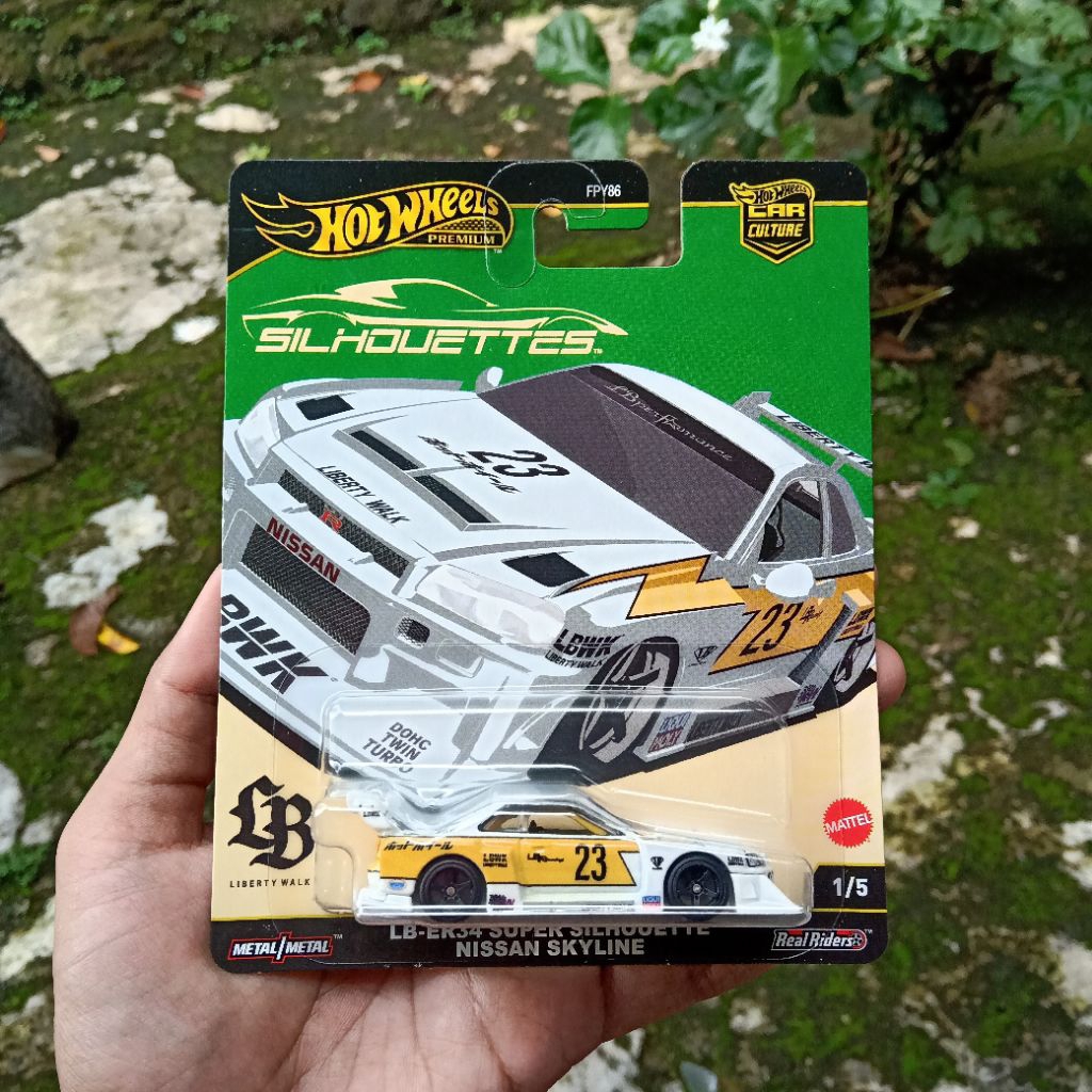 Hot Wheels Premium Silhouettes LB-ER34 Super Silhouettes Nissan Skyline Lbwk