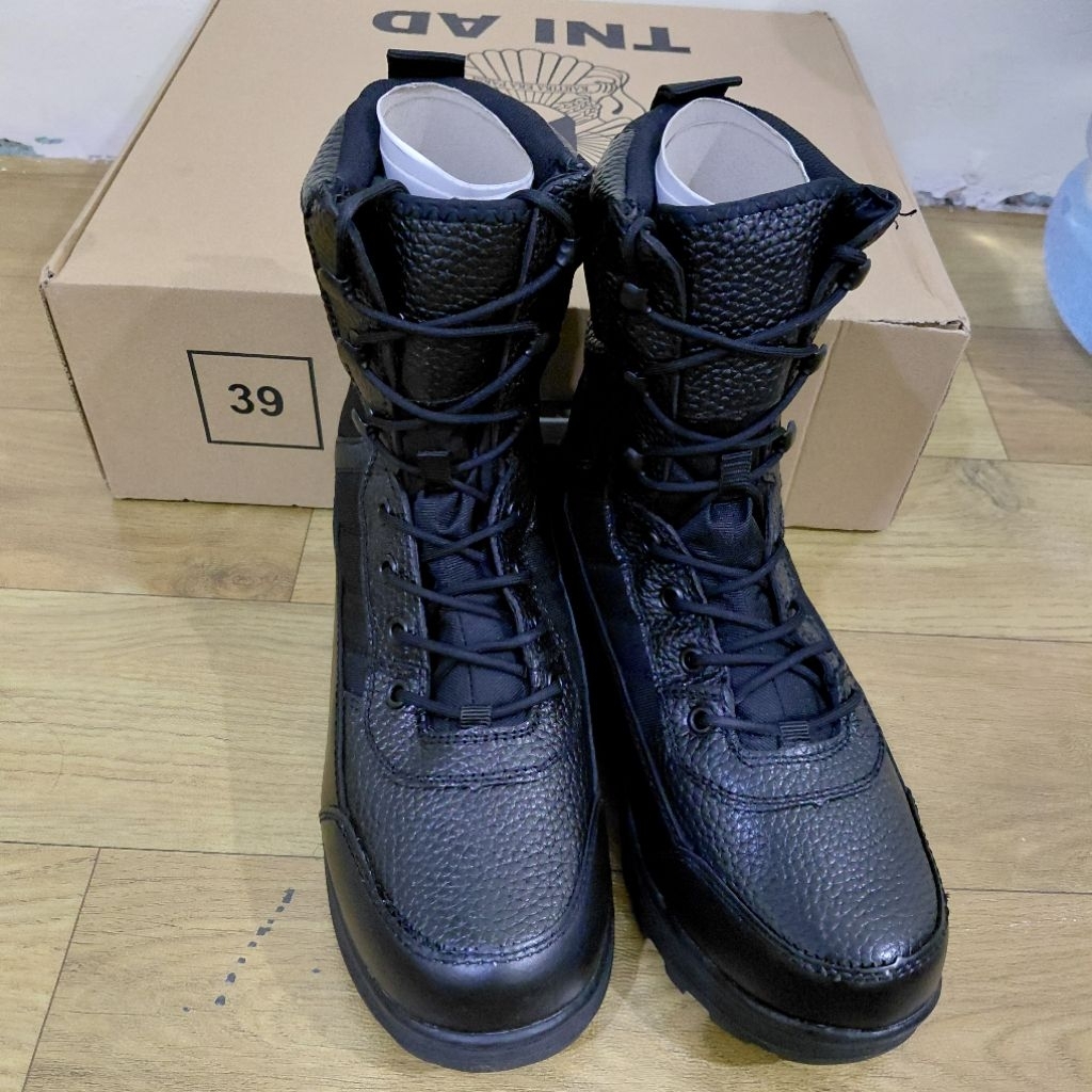 SEPATU PDL TNI AD ORI PEMBAGIAN/JATAH TALI