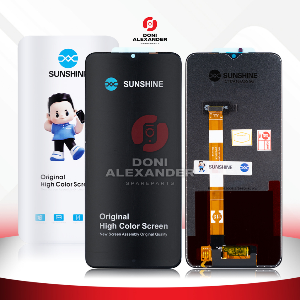 LCD TOUCHSCREEN REALME C15 QUALCOMM COMPLETE 1SET