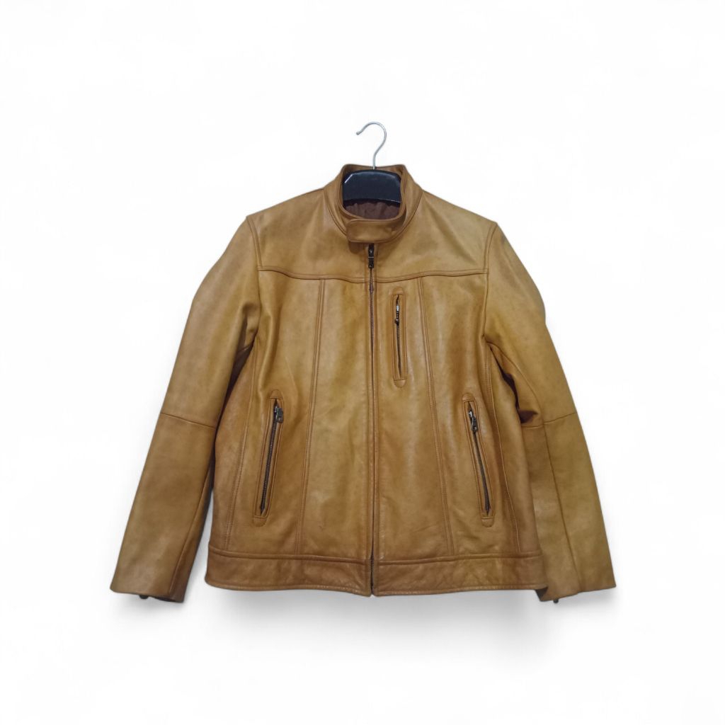 Jaket Kulit Uniqlo Zara Bomber Original