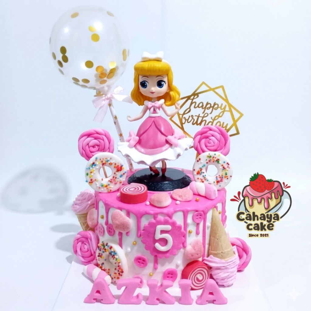 Princess Aurora Cake / Kue Ulang Tahun Princess Aurora / Kue Ultah Princess