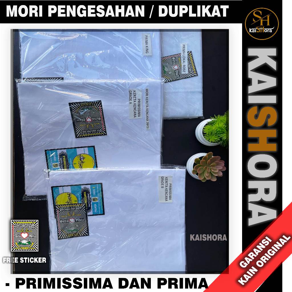 KAIN MORI ROSE KING DAN KERETA KENCANA ORIGINALL