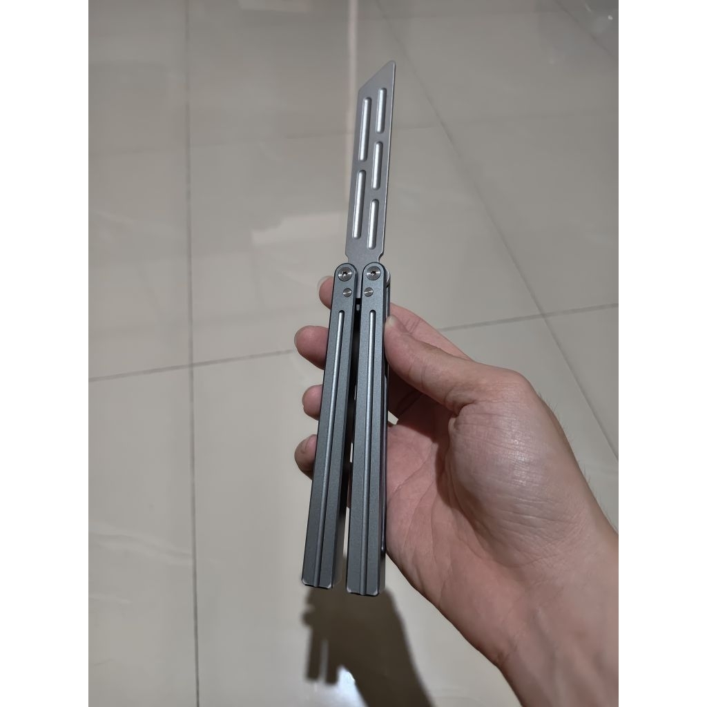 Balisong Trainer Aluminium tumpul