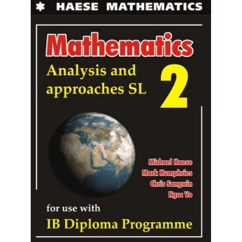 Book IB Mathematics Analysis and Approaches SL 2